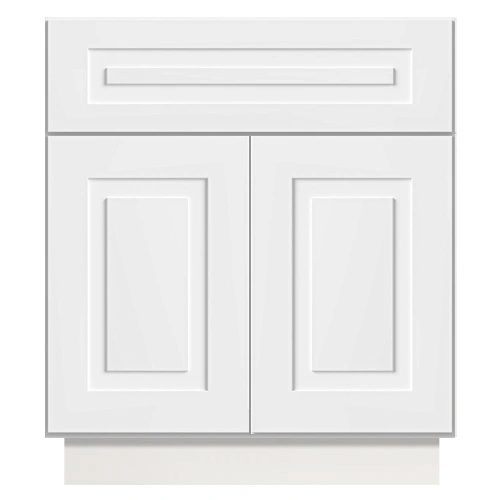 Preston White Raised Panel Bathroom Vanities 