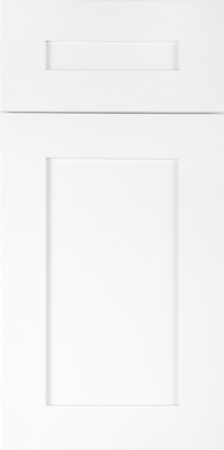 Frameless White Shaker RTA Cabinets